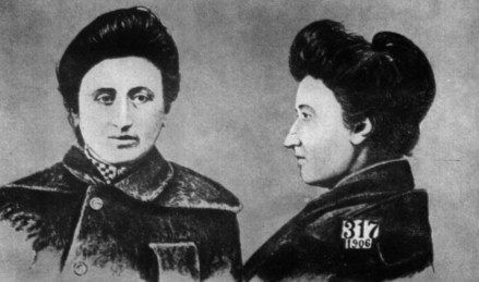 Polizeifoto von Rosa Luxemburg, Warschau 1906